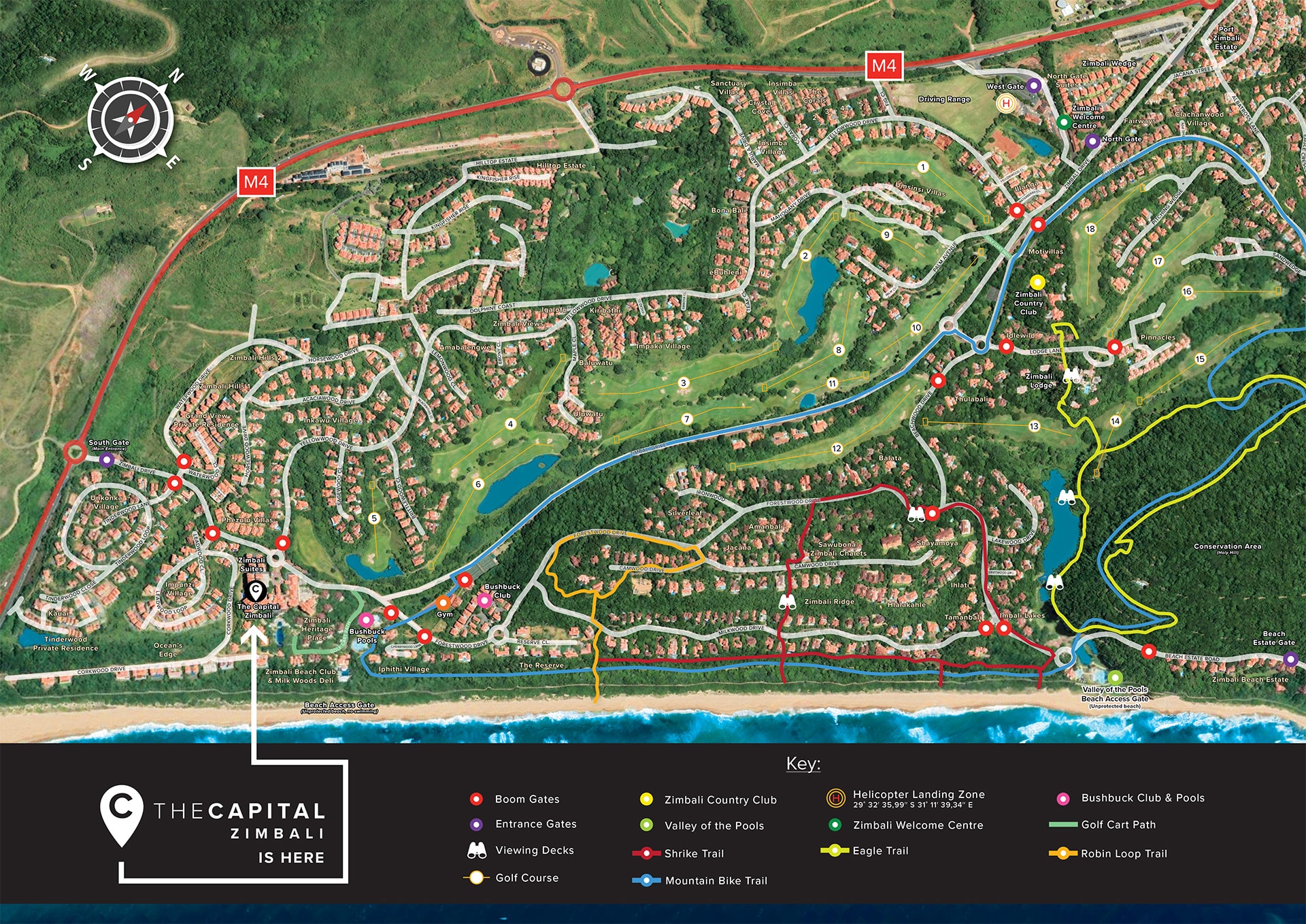 Zimbali Resort Map Zimbali Coastal Resort Accommodation Ballito 